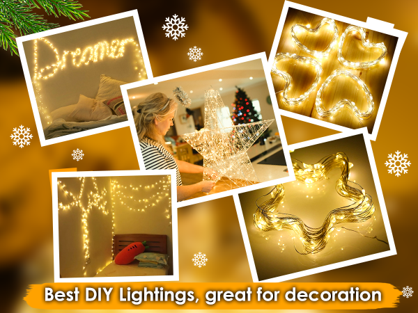 DIY string lights for mason jar or handmade crafts