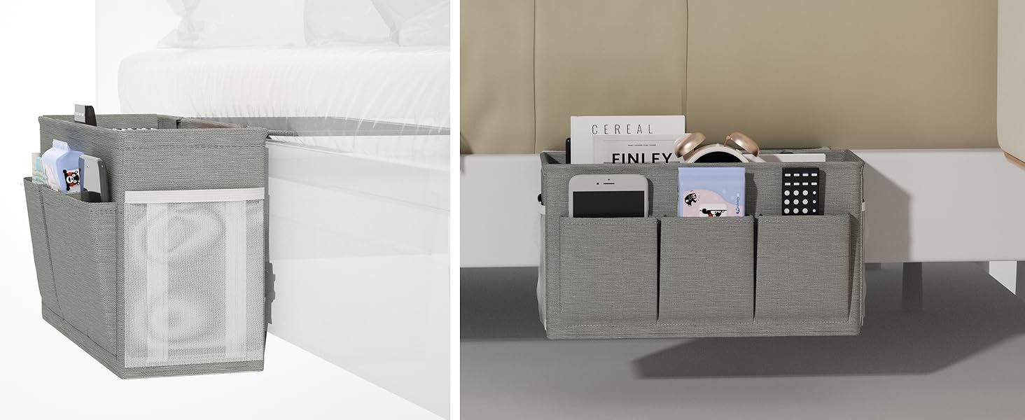 hanging bedside caddy