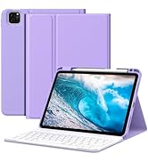 MoKo for New iPad Air 11 Inch Case with Keyboard 2025/2024 Released, Magic Detachable Folio Keybo...