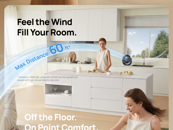 DR-HAF007 Black Feel the Wind Fill Your Room