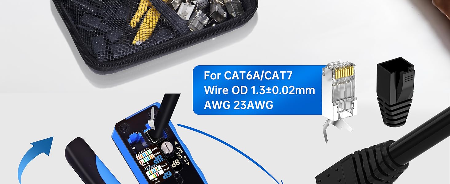 pass through rj45 crimp tool