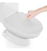 Stretch Spandex Toilet Lid Cover, Thick Toilet Seat Cover for Bathroom, Washable Soft Toilet Cove...