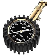 Vondior Tire Pressure Gauge (0-100 PSI) Heavy Duty, Certified ANSI Accurate with Large 2 Inch Eas...