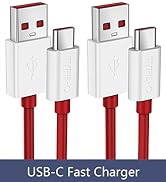 APETOO USB A to USB C Cable for OnePlus Open 11 5G 10 Pro,2-Pack 6ft SUPERVOOC Type C Charger War...