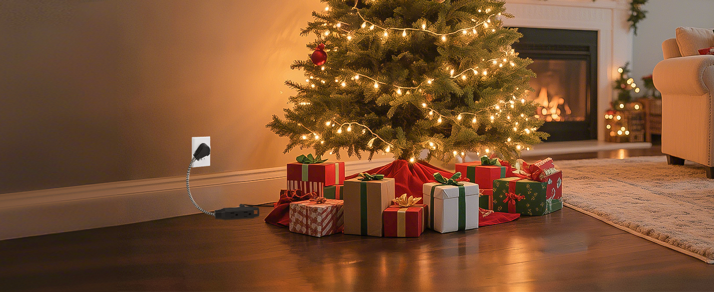 flat extension cord decoration