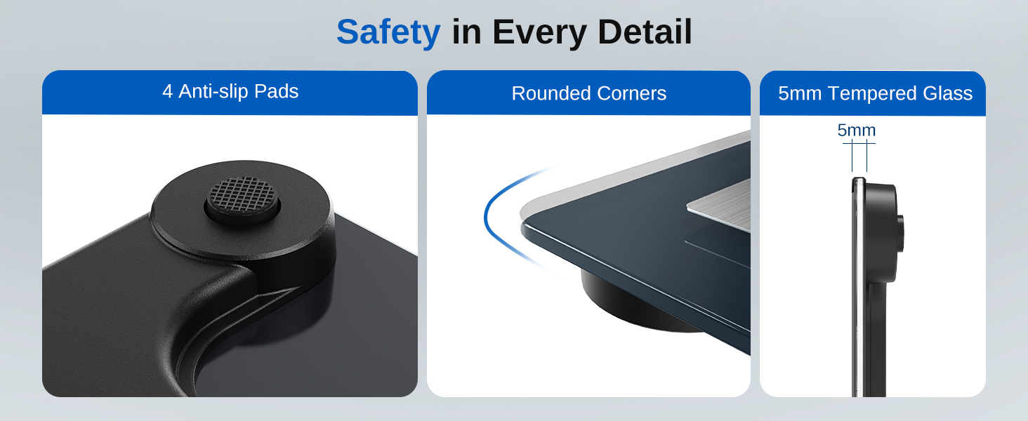 ge smart scale with BMI body fat on-scale display