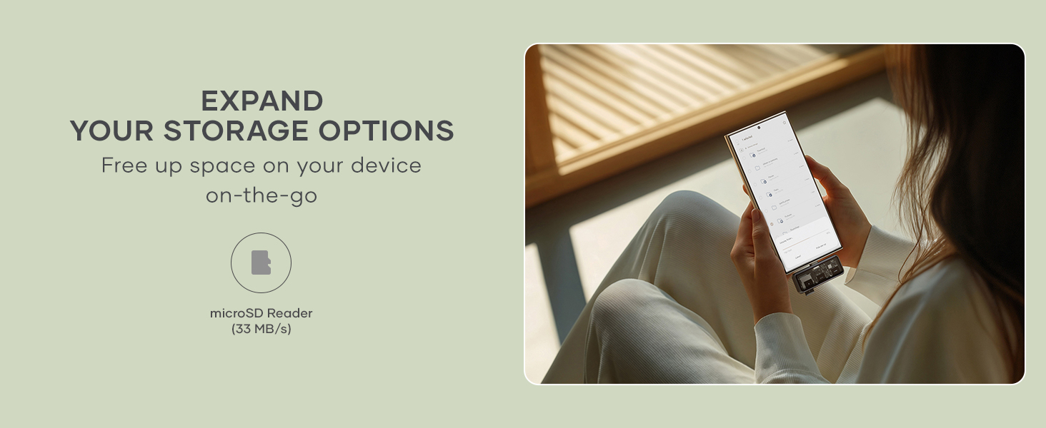 Mobile XR Hub with microSD