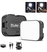 VIJIM VL100C Bi-Color LED Video Light on Camera,Mini Rechargeable 2000mAh LED Camera Lights,CRI95...