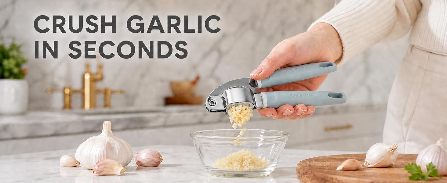 Crush Garlic in Seconds