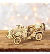 ROKR Model Car Kits Wooden 3D Puzzles Model Building Kits for Adults - Educational Brain Teaser A...