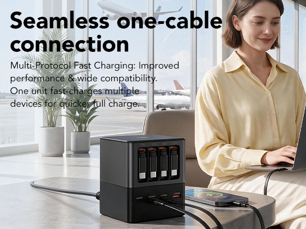travel charger for multiple devices