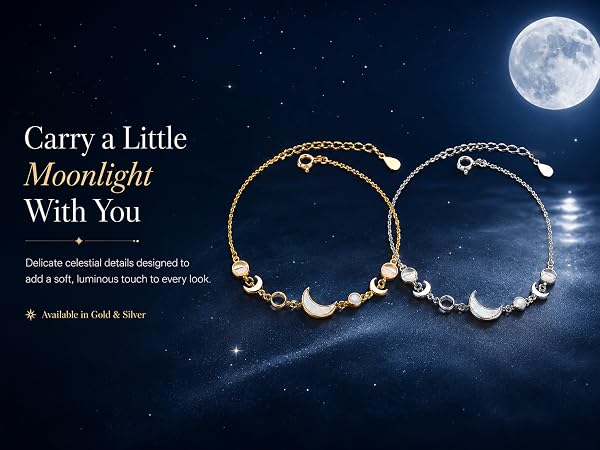 moon phase bracelet