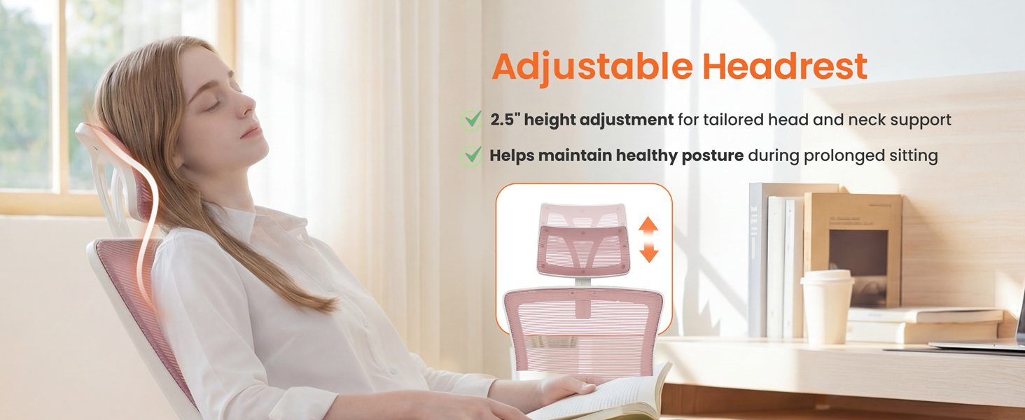 Ergonomic Chair with Adjustable Lumbar Support