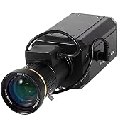 Vanxse CCTV 2K 4MP H.265 POE WDR AI Box Bullet Netwok IP Security Camera with 5-50mm F1.4 Varifoc...
