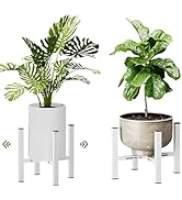 Sungaryard Adjustable Metal Plant Stand for Plants - Heavy Duty Outdoor Indoor Home Planter Holde...
