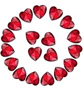 Crystal Rhinestones 50pcs AB Crystals Point Back Heart Glass Rhinestone for DIY Crafts Jewelry Ma...