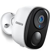 EVERSECU 2K 3MP Outdoor Wireless Security Camera Support Pairing Via Bluetooth, Rechargeable Batt...