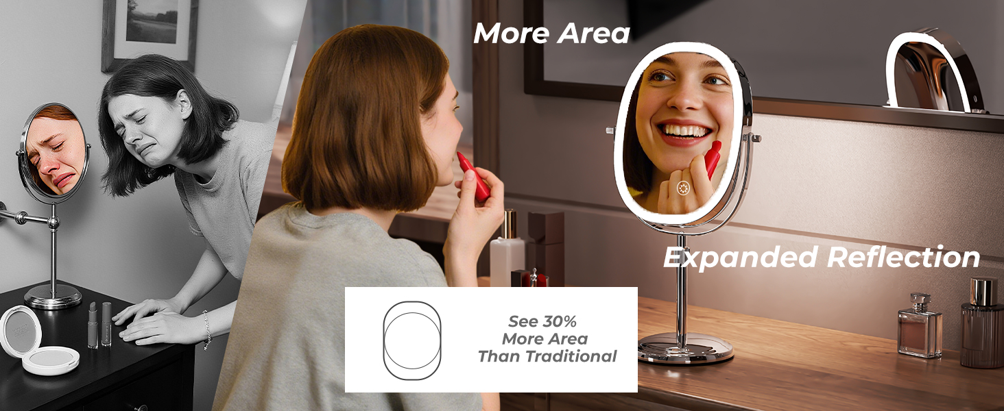 magnifying makeup mirror