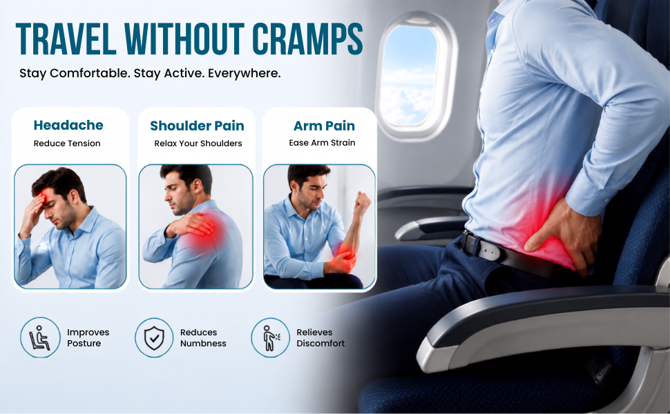 travel without cramps