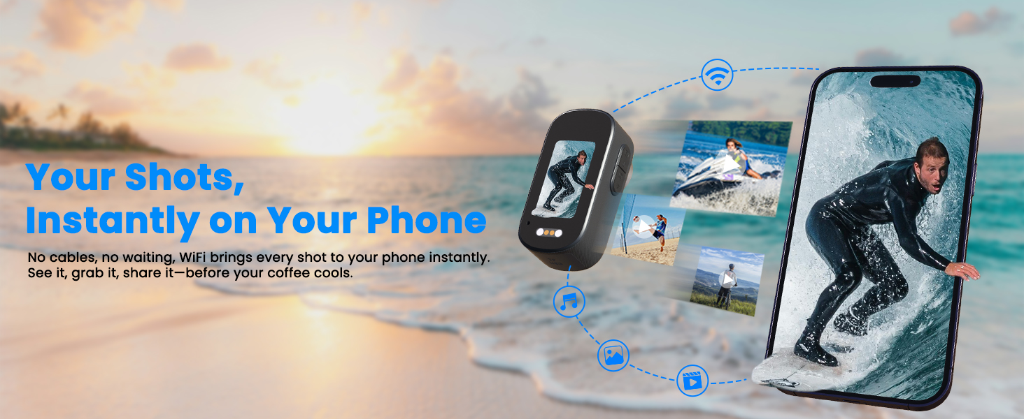 Connect and Share Instantly Body Camera