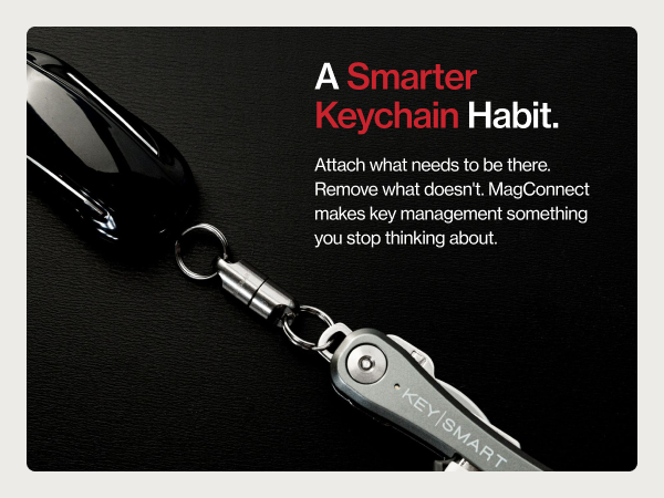magnetic keychain key holder