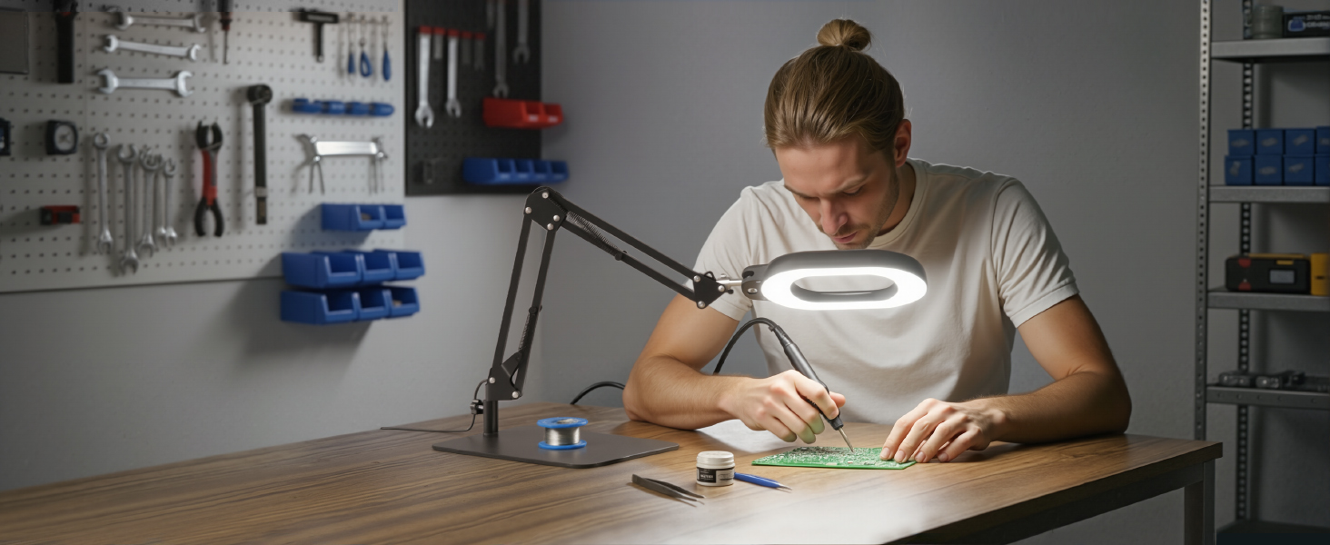 Magnifying Desk Lamp