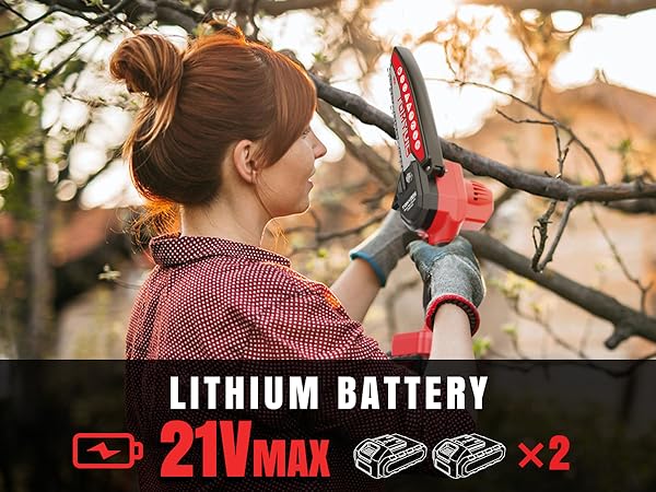 mini chainsaw 6 inch cordless