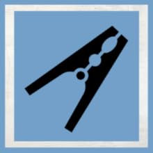 comfort zone portable clip on fan is 6 inches