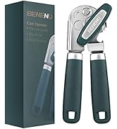 Can Opener Manual, Can Opener with Magnet, Hand Can Opener with Sharp Blade Smooth Edge , Handhel...