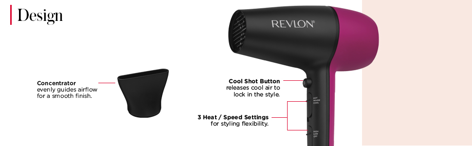Revlon Hair Dryer with Concentrator