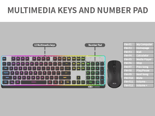 keyboard and mouse