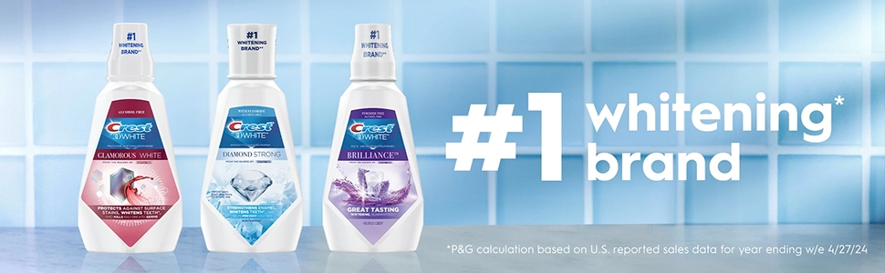 #1 whitening brand.