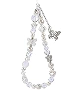 Beaded Camera Wrist Strap Cute Pearl Digital Camera Charm Lanyard