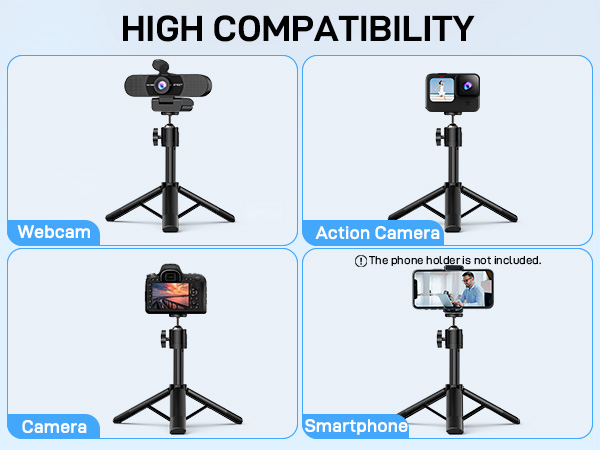 EMEET C960 Webcam with Tripod