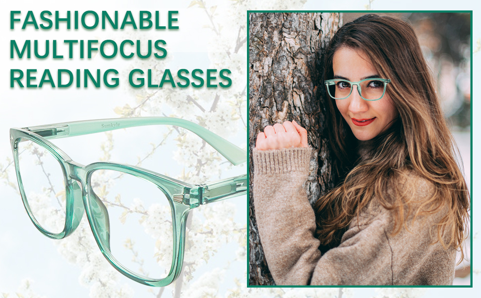 Progressive Multifocal Reading Glasses for Women