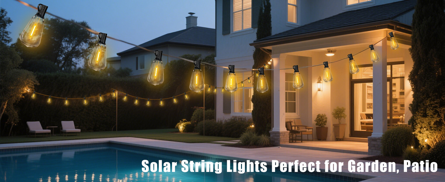 solar string lgihts for patio