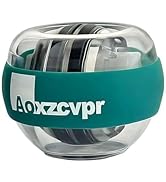 Aoxzcvpr Gyro Wrist Trainer Ball auto Start Power Gyroscope Torque Ball with LED Lights for Hand ...