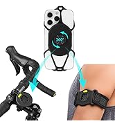 Bone Run + Bike Tie Connect Kit 2, 2-in-1 Running &amp; Bike Phone Holder, Detachable &amp; Rotatable 360...