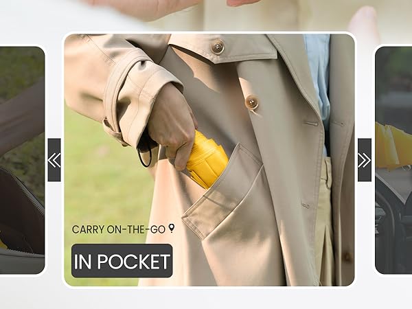 Chakipee Travel Compact Umbrella Windproof - Portable Automatic Umbrellas for Rain