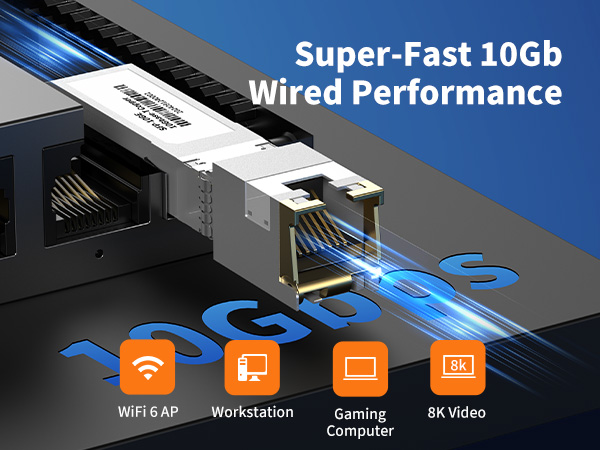 10g sfp+ to rj45 copper transceiver module_