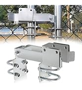 BiJun Chain Link Double Gate Latch Chain Link Fence Gate Latch for 1-3/8