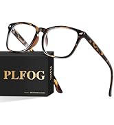 PLFOG Blue Light Glasses For Woman Men - Anti Eyestrain Computer Gaming Eyeglasses Blue Light Blo...