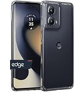 Motorola Edge 2024 Hybrid Crystal Clear Case- Showcase your Moto Edge 2024 phone - clear, ultra s...