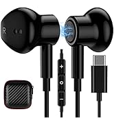 USB C Headphones Magnetic Wired Earbuds for iPhone 17 Pro Max 17e 16 16e 15,Noise Isolation In Ea...