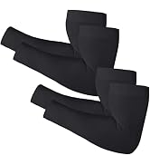 Newbyinn Arm Sleeves for Men Women, Size L - XL, UV Sun Protection Sleeve to Cover Tattoo, Coolin...