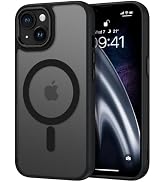 DOMAVER Magnetic for iPhone 13 Case &amp; iPhone 14 Case [Compatible with Magsafe] Translucent Matte ...