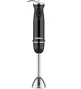 Blackcow Immersion Blender Handheld,500W Electric Hand Blender,Electric Hand Mixer with 12-Speed&amp;...