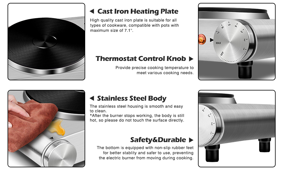 Hot Plate for Cooking Electric Stove