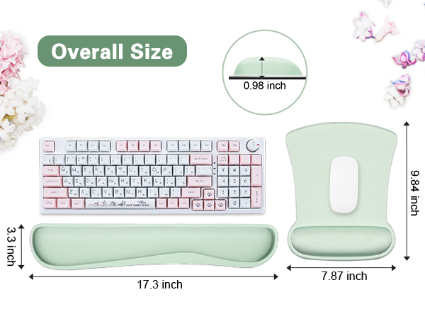 wrist rest for keyboard and mouse