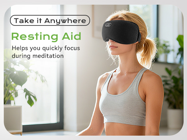 Cooling Eye Patch: The removable eye mask allows you to remove the heating pad and insert
